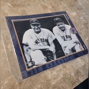 *SALE* NY Yankees, Collectible Officially Licensed Photo Babe Ruth & Lou Gehrig